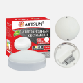 ЖКХ круглый светодиодный светильник ARTSUN SSB-1 8W 5000K