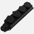 Колодка каучук с заземлением с крышкой ARTSUN K4E-B-IP44