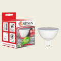 Лампа светодиодная ARTSUN LED MR16 6W GU5.3 3000K