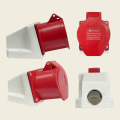 Розетка силовая настенная ARTSUN SW-3F-32А -IP44-4P