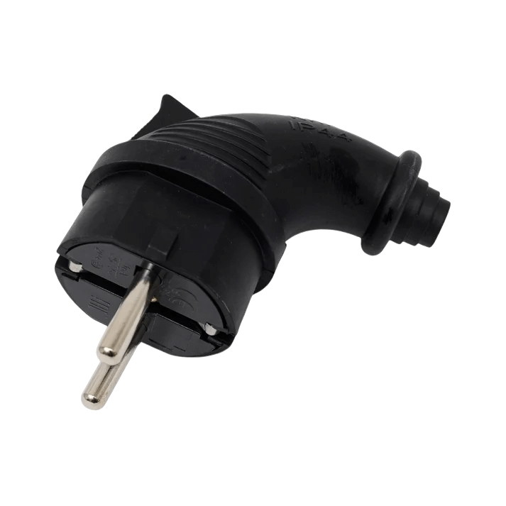 Вилка угловая ARTSUN P1UE-B-IP44