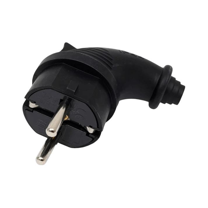 Вилка угловая ARTSUN P1UE-B-IP44