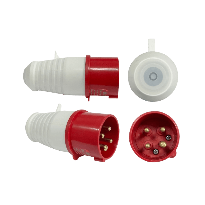 Вилка силовая ARTSUN P-3F-32А -IP44-5P Вилка силовая ARTSUN P-3F-32А -IP44-5P