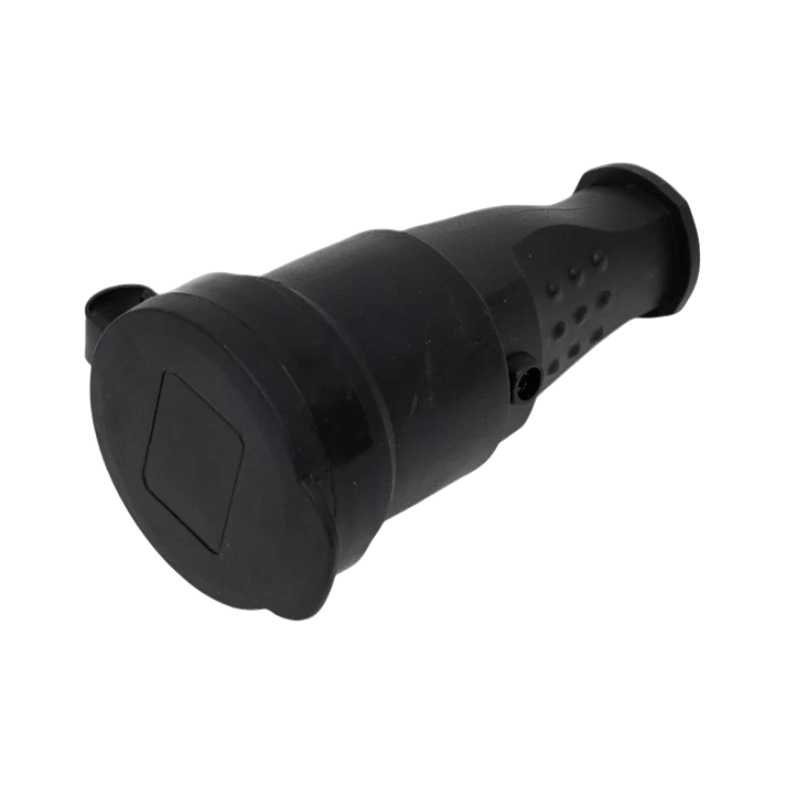 Разъем каучуковый с крышкой и заземлением ARTSUN C1E-B-IP44 Разъем каучуковый с крышкой и заземлением ARTSUN C1E-B-IP44