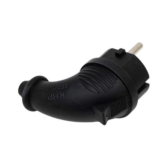 Вилка угловая ARTSUN P1UE-B-IP44