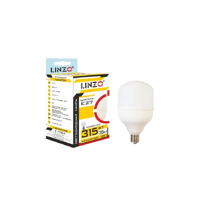 Лампа светодиодная LINZO LED T100 35W E27 6500K Лампа светодиодная LINZO LED T100 35W E27 6500K