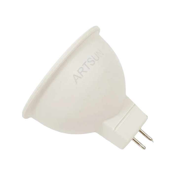 Лампа светодиодная с линзой ARTSUN LED MR16 COB 8W GU5.3 3000K