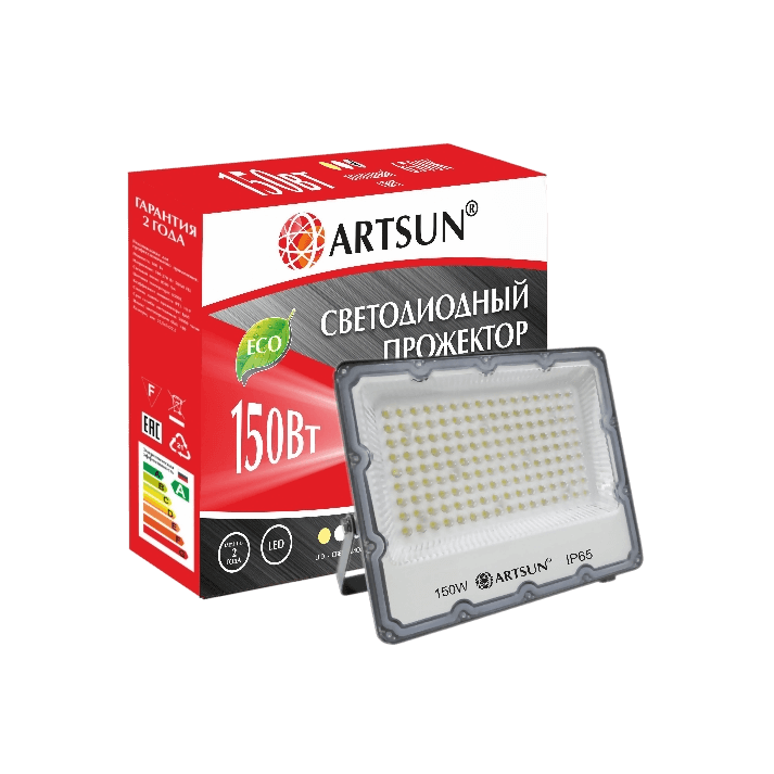 Прожектор светодиодный ARTSUN LED FL 150W 6500K SMD