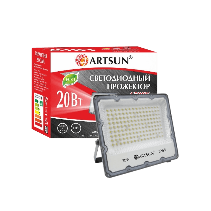 Прожектор светодиодный ARTSUN LED FL 20W 6500K SMD