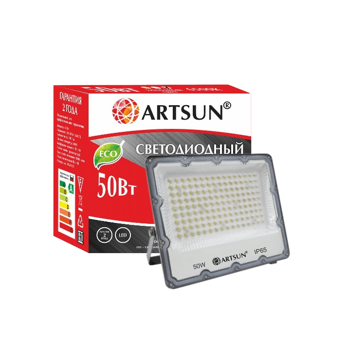 Прожектор светодиодный ARTSUN LED FL 50W 6500K SMD