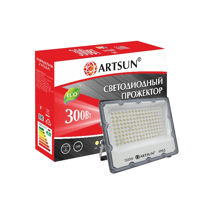 Прожектор светодиодный ARTSUN LED FL 300W 6500K SMD
